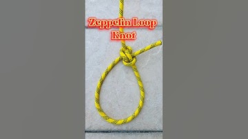 Zeppelin Loop Knot. #knot #knottutorial #anchor #fyp #rope #sailing #climbing #shorts #diy #knotting