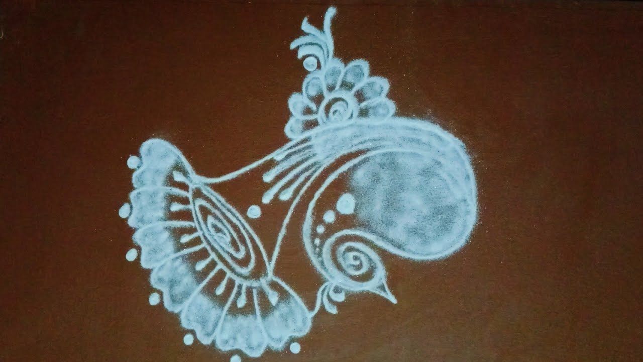 🌸 Easy & Simple Rangoli Design for Beginners | Daily Kolam Art