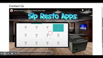 Free download react website template for SIP resto Aplikasi Restoran online web app gratis download