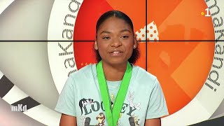 Kayssia Hudson, jeune médaillée d'or aux Carifta Games en Jamaïque