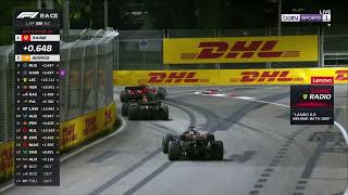 F1 Singapore 2023 "On purpose!" - Carlos Sainz radio