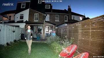 Reolink RLC 811A night sample (color night vision)