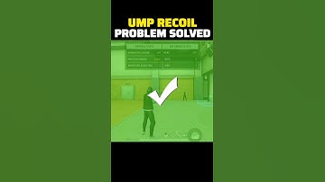 UMP RECOIL PROBLEM SOLVED ✅💯 | UMP HEADSHOT TRICK | UMP HEADSHOT SETTINGS #shorts