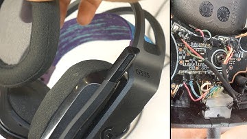 Replace ear pads Logitech G335 + Disassembly