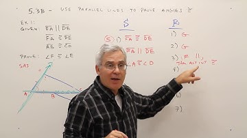 5.3B--Use Parallel Lines to Prove Angles Congruent