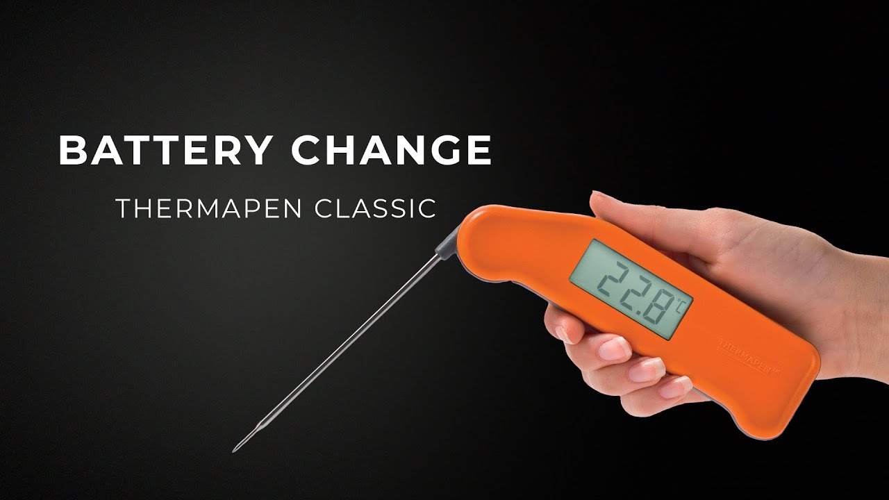 Thermapen Classic Battery Change YouTube