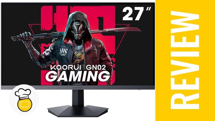 KOORUI 24 Inch Computer Gaming Monitor FHD 1920 x 1080p 100Hz, Built-in  Speakers, Ultra-Slim Bezels, 75 x 75 mm VESA Mountable, Adjustable Tilt,  HDMI