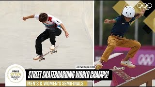 LIVE Street Skateboarding World Champs  Men's Semifinals! | #RoadToParis2024