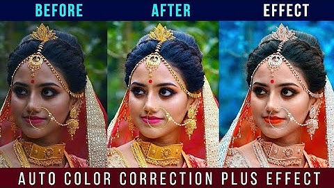 Auto Color Correction With Special Effects In Any Photoshop In Hindi @SOMNATHPHOTOGRAPHY