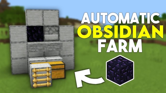 How To Make An Infinite Obsidian Generator Minecraft Obsidian Generator