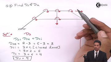 Degree of Static and Kinematic Indeterminacy of Frame - Problem 3 & 4 - Structural Analysis 2