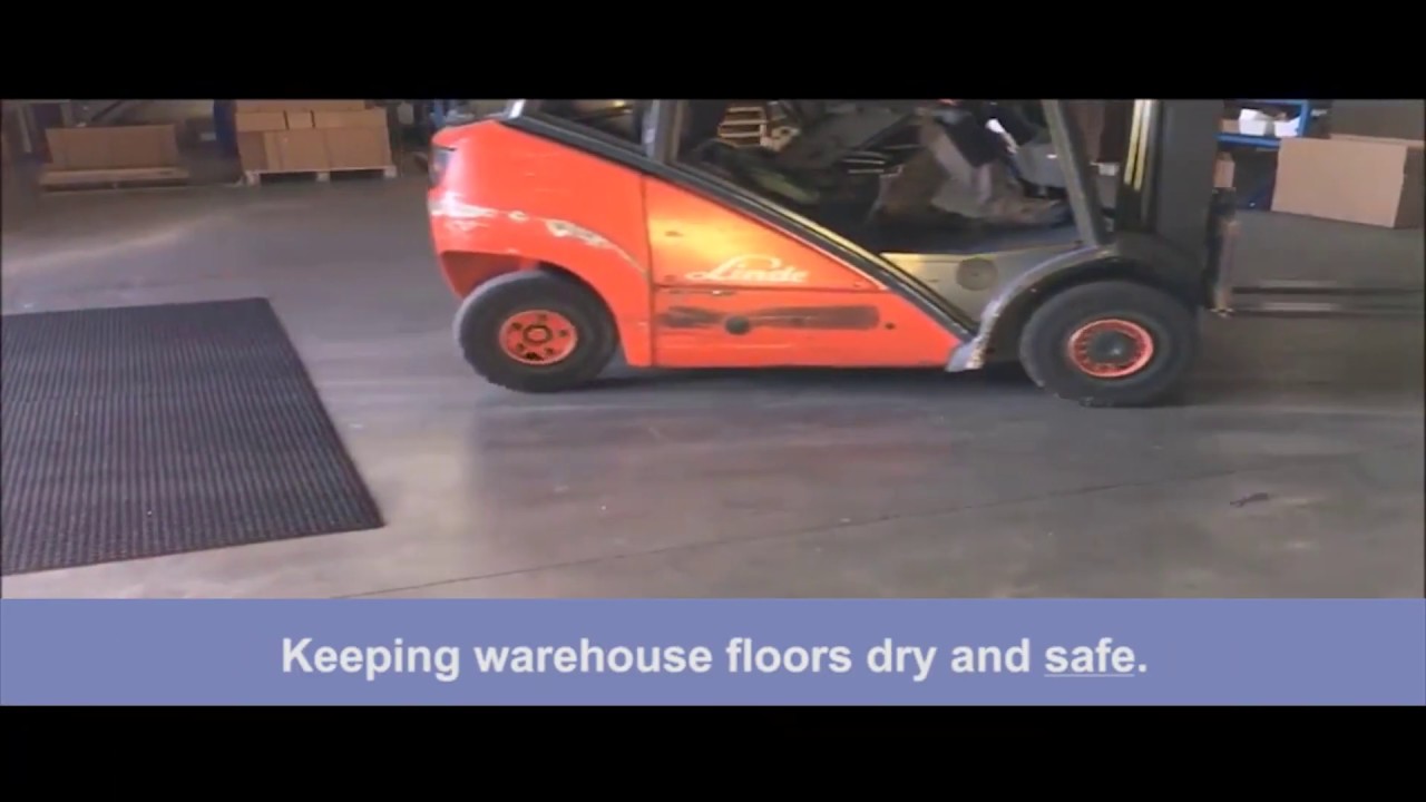 Forklift Truck Mats from First Mats Demonstration YouTube