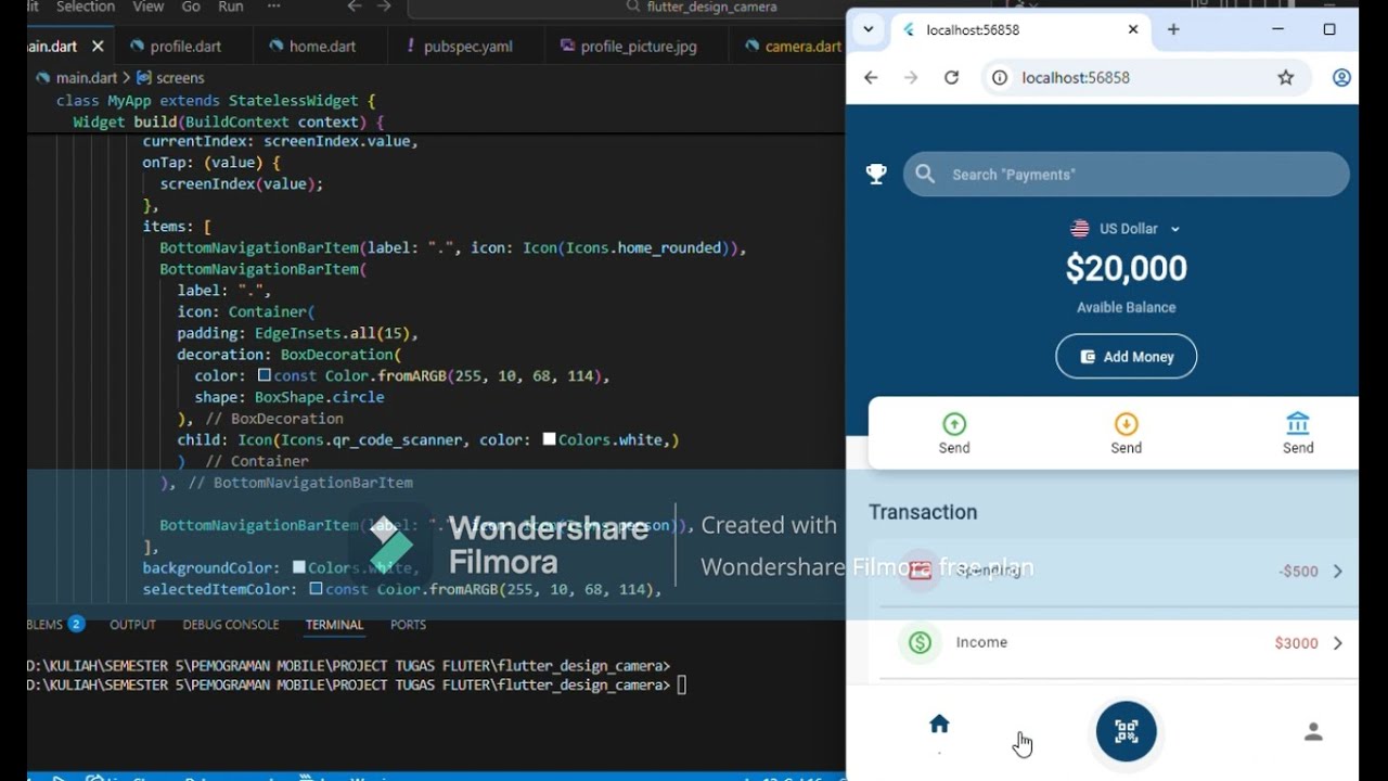 FLUTTER DESIGN & CAMERA - Pemrograman Mobile - YouTube