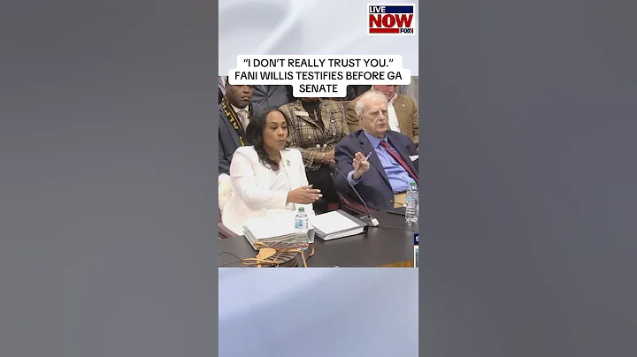 Fani Willis testifies before a Georgia Senate Special Committee on Investigations. #news #trump