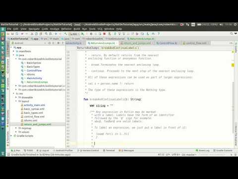 Android Kotlin Tutorial #049 - Returns and Jumps - Break and Continue labels