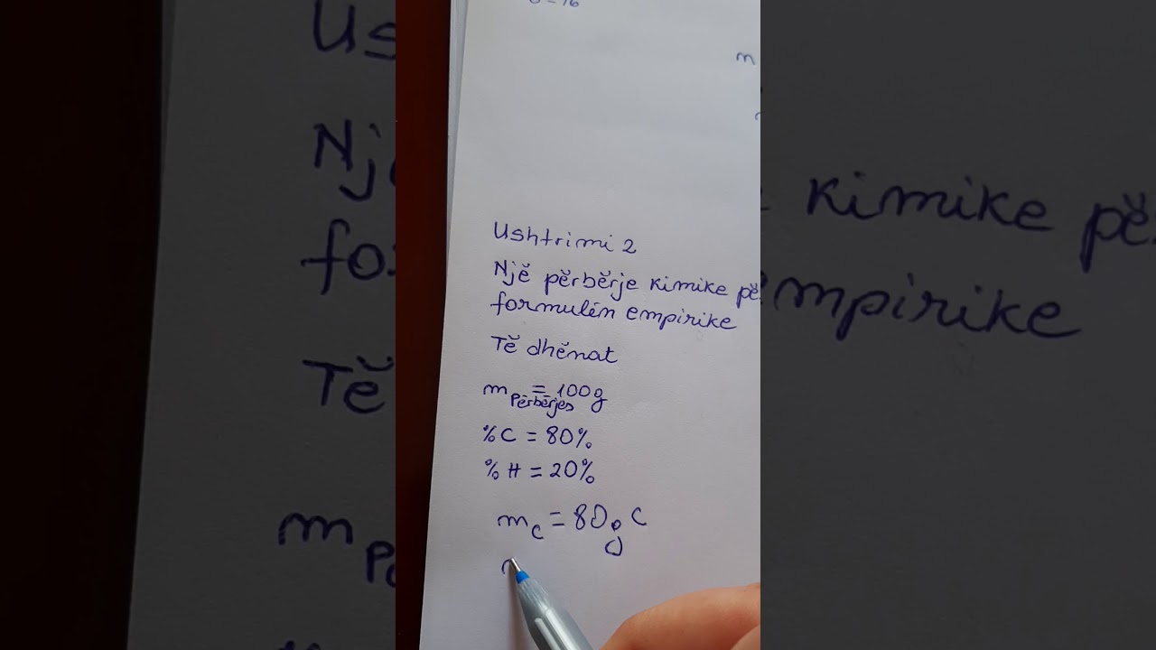 Formula empirike ushtrime