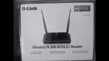 Unboxing and Setup of D-Link N300 ADSL2+Router