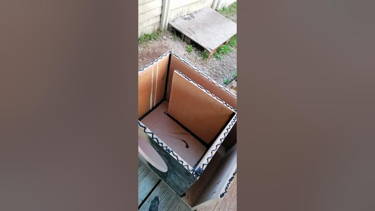 Single 10 inch subwoofer box build