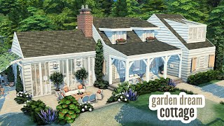 garden dream cottage \\ The Sims 4 CC speed build