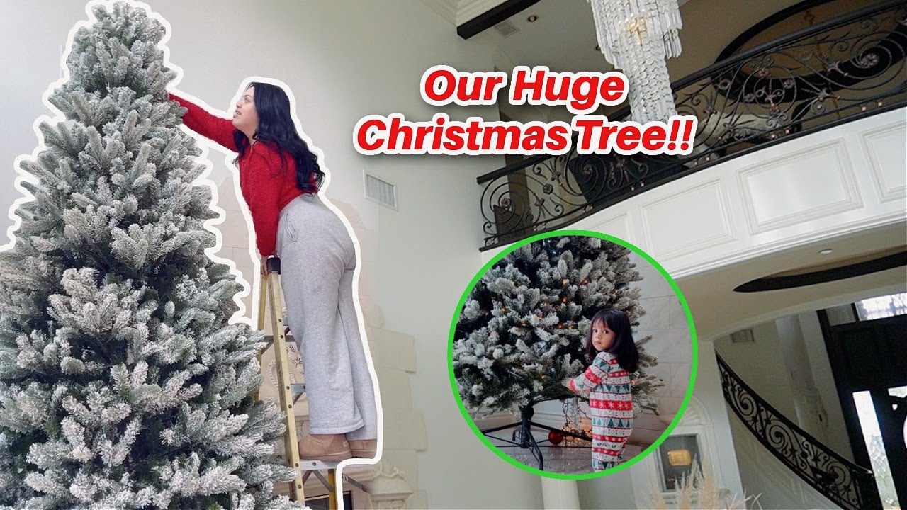 PUTTING UP OUR CHRISTMAS TREE!! 🎄 Vlogmas Day 1 - YouTube
