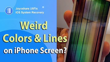 How to Fix iPhone Screen Weird Colors and Lines?
