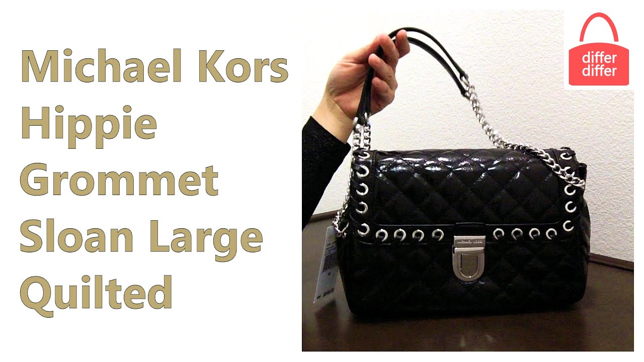 Michael Kors Hippie Grommet Sloan Large Quilted Leather Shoulder Bag