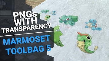 How to Use PNGs with Transparency in Marmoset Toolbag 5 (Quick Guide)