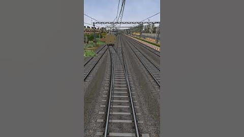 Automatic Track Change  #openrails #train #mststrainsimulator