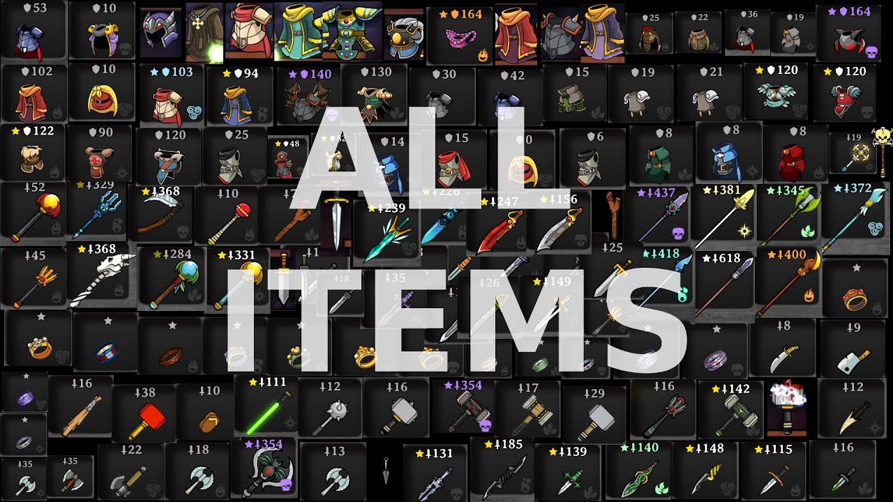 All Items In Magic Rampage