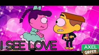Big City Greens - Cricket Green x Gabriella - I See Love - AMV