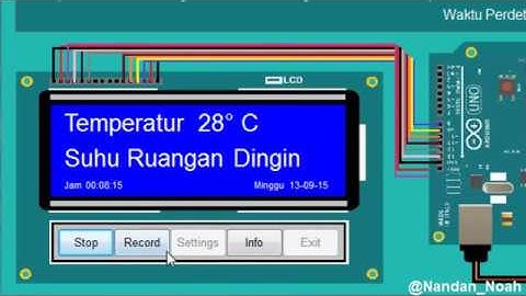 Monitoring Temperature Arduino Uno and Delphi 7, with Report Data Temperature.