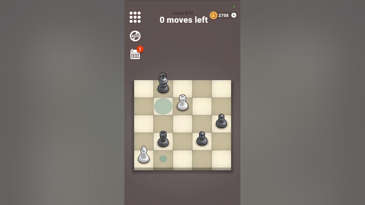 Pocket Chess level 870 walkthrough solution with strategy tutorial