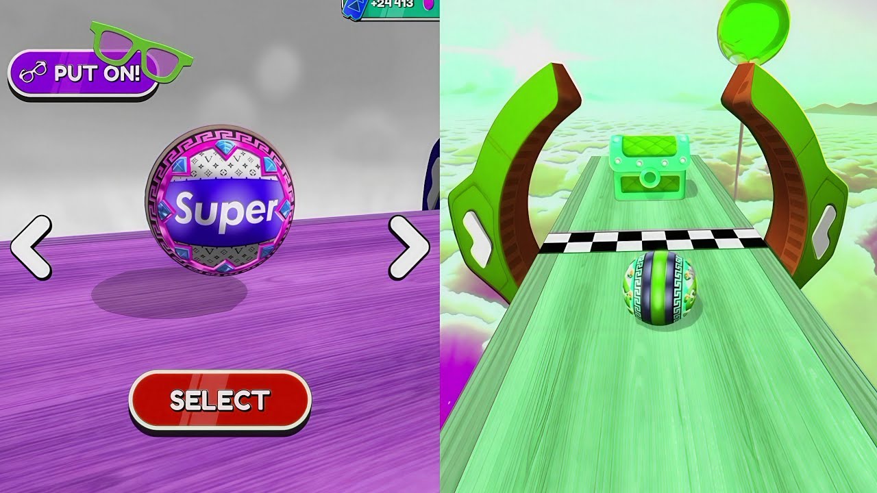 ⭕🏁⭕Going Balls, SpeedRun Vs Reverse Video Gameplay Part 509