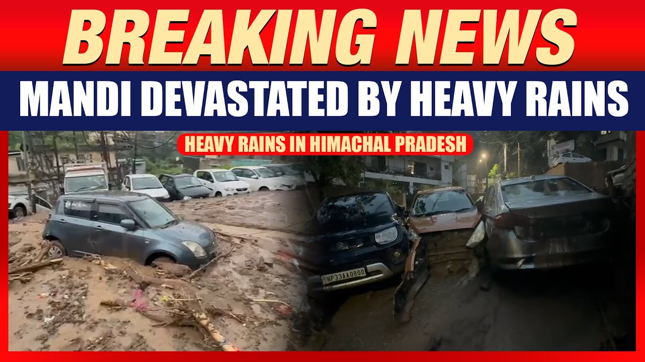 Himachal Floods & Landslides Wreak Havoc in Mandi | 2 Dead | Mandi Devastated By Heavy Rains | News9