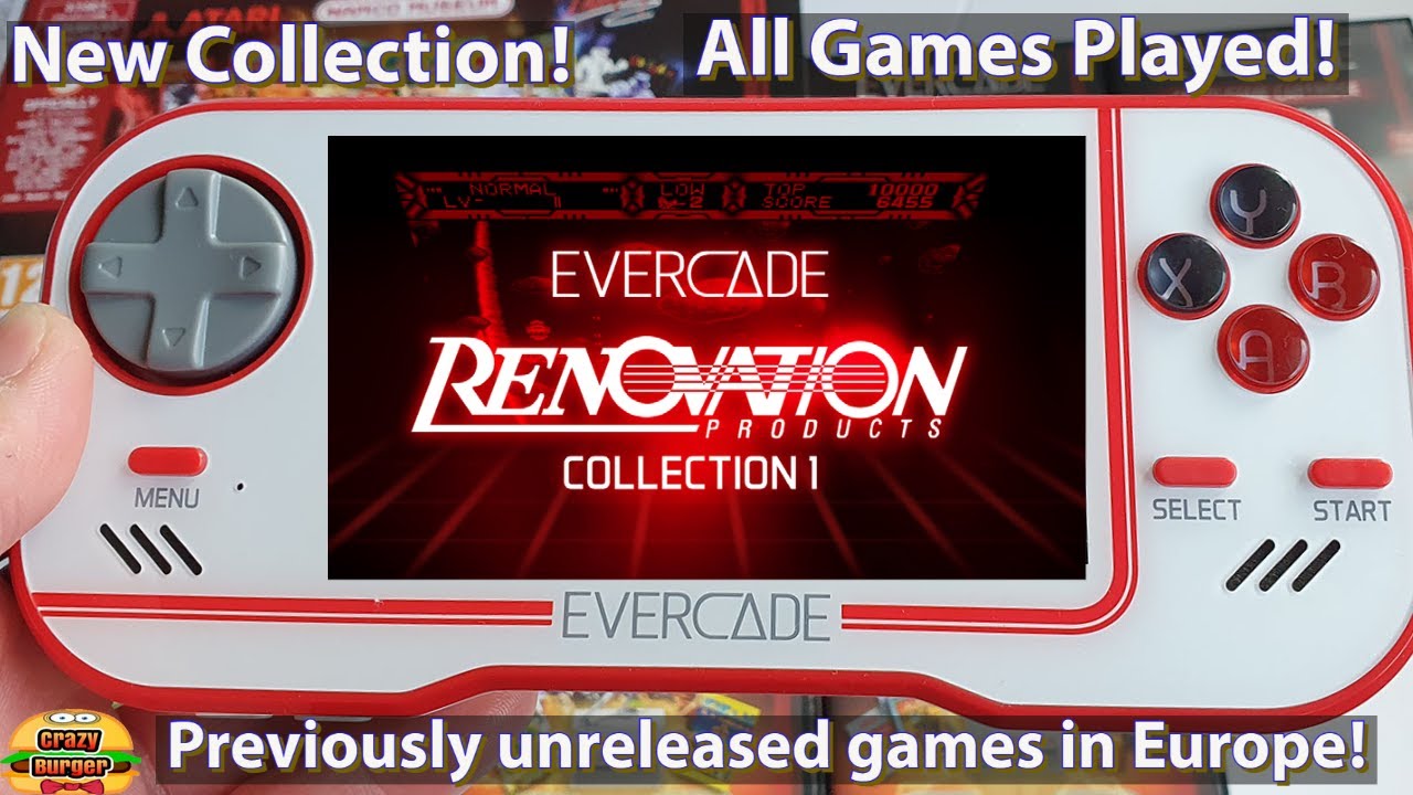 Evercade Renovation Products Collection 1 - All Games Played 
