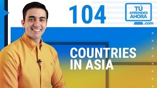 Clase De Inglés 104 Countries In Asia
