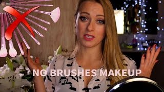 NO BRUSHES MAKEUP CHALLENGE ( Макияж без кистей) | FULL FACE USING ONLY MY FINGERS