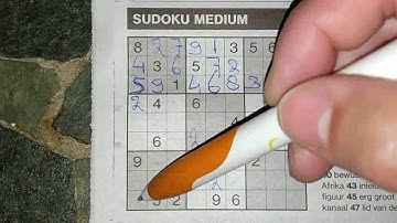 Is this a Supreme Medium Sudoku puzzle? (with a PDF file) 08-13-2019