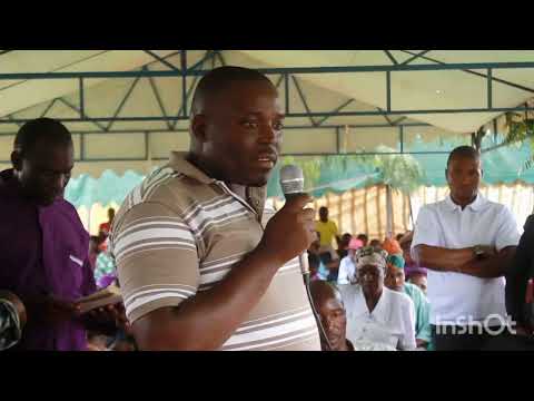 Diwani Wa Kata Ya Nkalalo Akitoa Salam Za Lambi Lambi Kwa Familia Ya Mzee Sostenes Nkwabi 