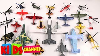 toys for kids | learning airplanes and air vehicles | toy collection videos by kids channel screenshot 2