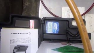 町の電気屋 エアコンガス入れ！