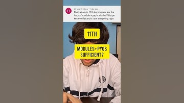 Modules + PYQs are sufficient🔥‼️#jee#iit#pw#shorts#jeemains2026#jee2026#motivation#jee2025