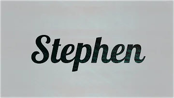 ¿Es Stephen un nombre irlandés?
