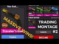 MM2 Trading montage #2 (MASSIVE WINS!!!)