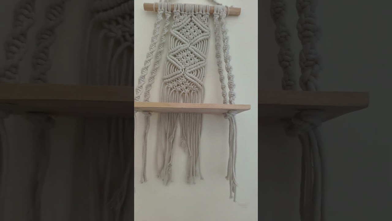 Home Find #17 Macrame wall hanging shelf 