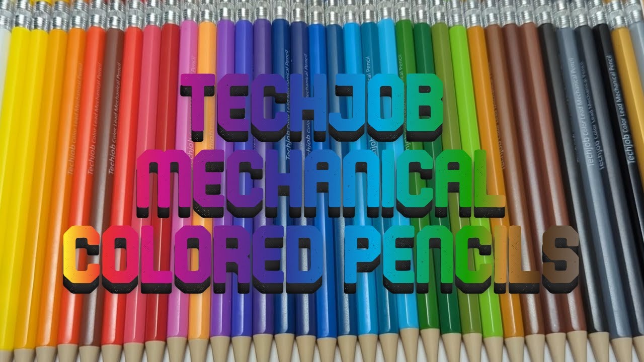Techjob Mechanical Colored Pencils Review 