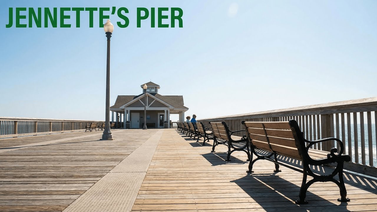 A Quiet Stroll on the Longest Pier in North Carolina