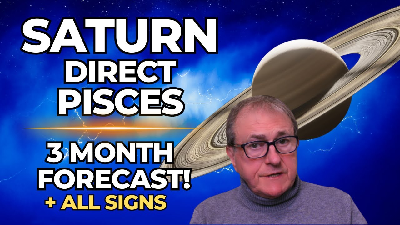 Saturn Direct in Pisces 🪐 3-Month Forecast for All 12 Signs (2025-2026)