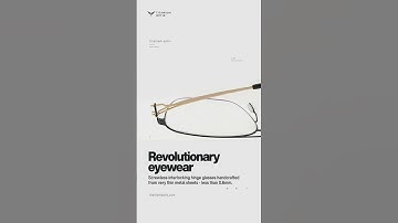 New Spring Clasp Hinge Glasses, Unique Screwless Design For Men