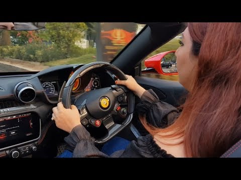 girl-driving-a-ferrari-in-hyderabad-|-india